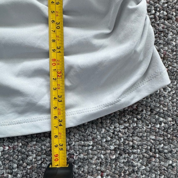 Aritzia Babaton Gray Ruched Contour Mini Dress Large NWT Acubi Sexy Minimalist - Picture 3 of 10